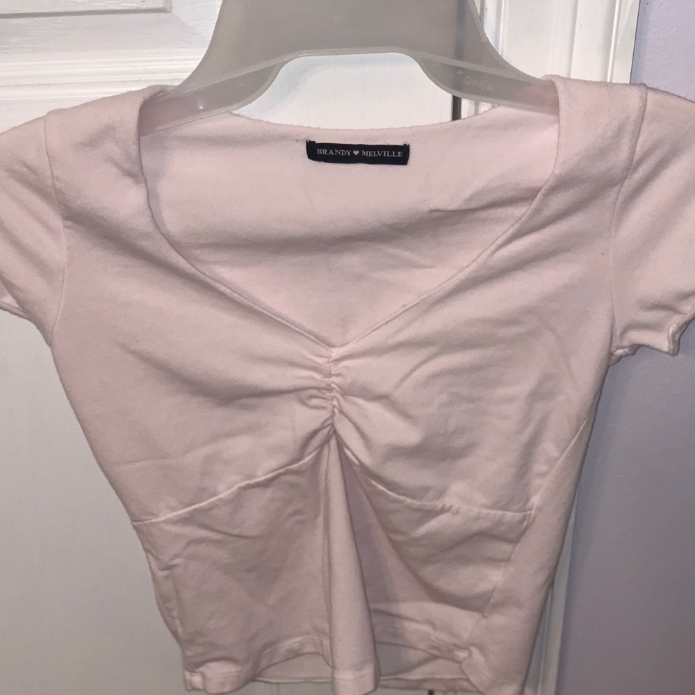 Light pink Brandy Melville top. perfect condition
